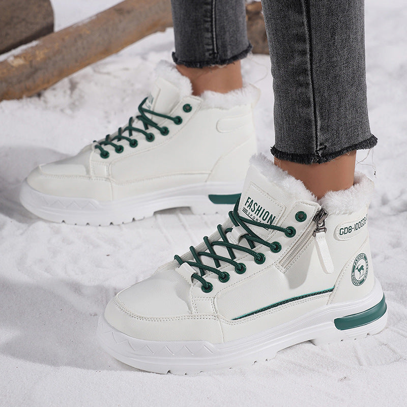 Gefütterte Winterstiefel für Damen