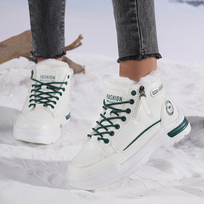 Gefütterte Winterstiefel für Damen