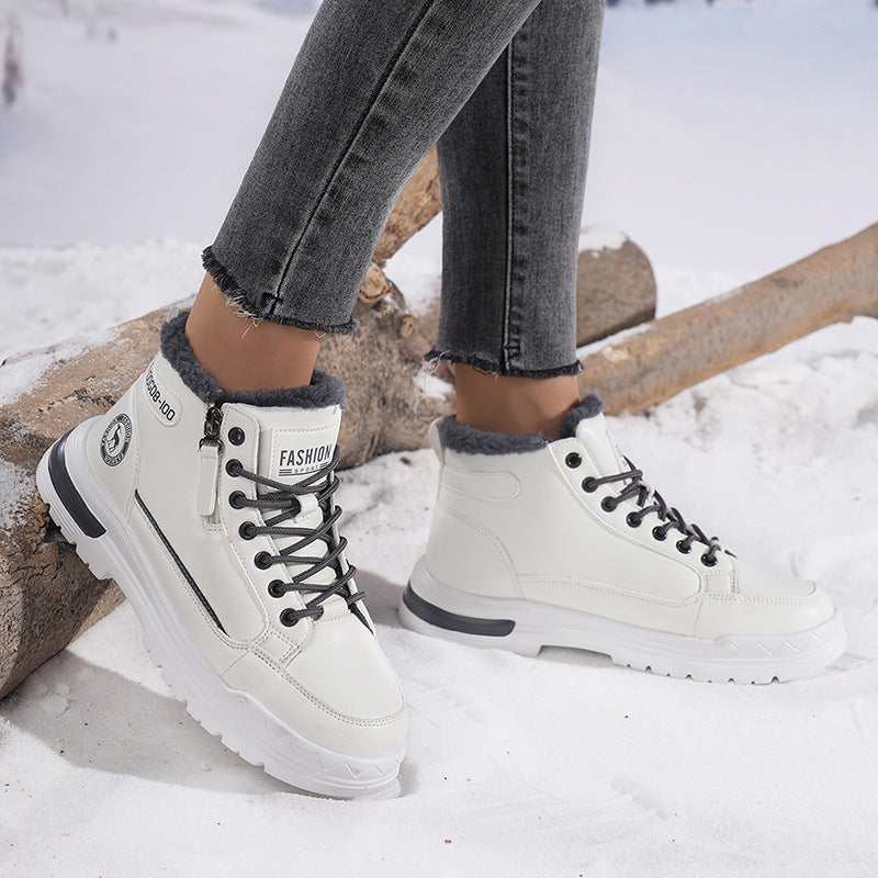 Gefütterte Winterstiefel für Damen
