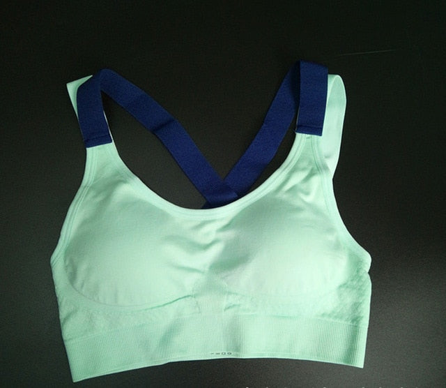 Sport-BH mit gekreuztem Design für Yoga und Fitness, Größen S–XL