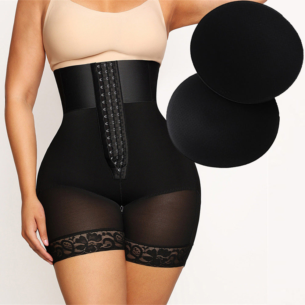 Shaping-Shorts mit hoher Taille und Po-Polstern, formende Unterwäsche mit Bauchkontrolle