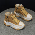 High-Top-Sneaker für Damen mit dicker Sohle