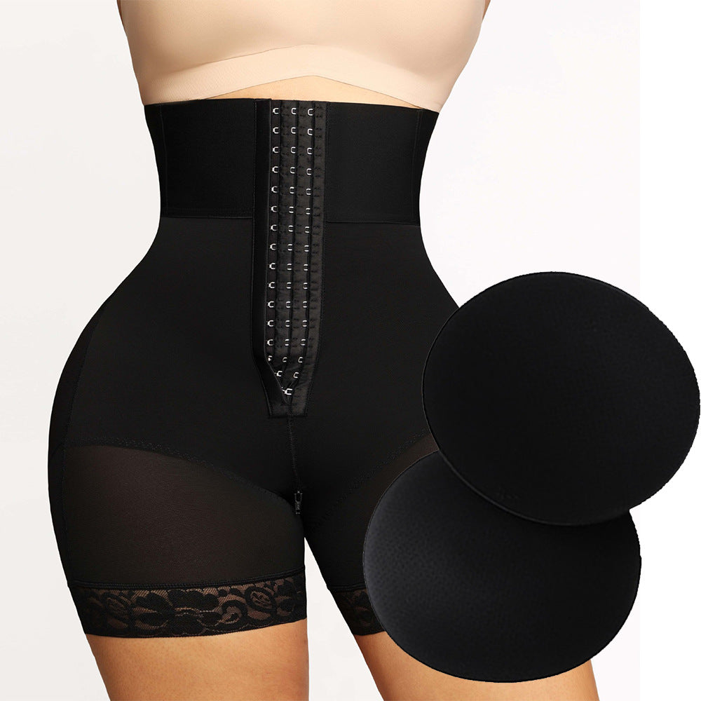 Shaping-Shorts mit hoher Taille und Po-Polstern, formende Unterwäsche mit Bauchkontrolle