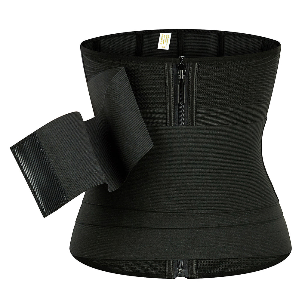 Verstellbarer Taillenformer mit Trägern und Reißverschluss, formende Shapewear