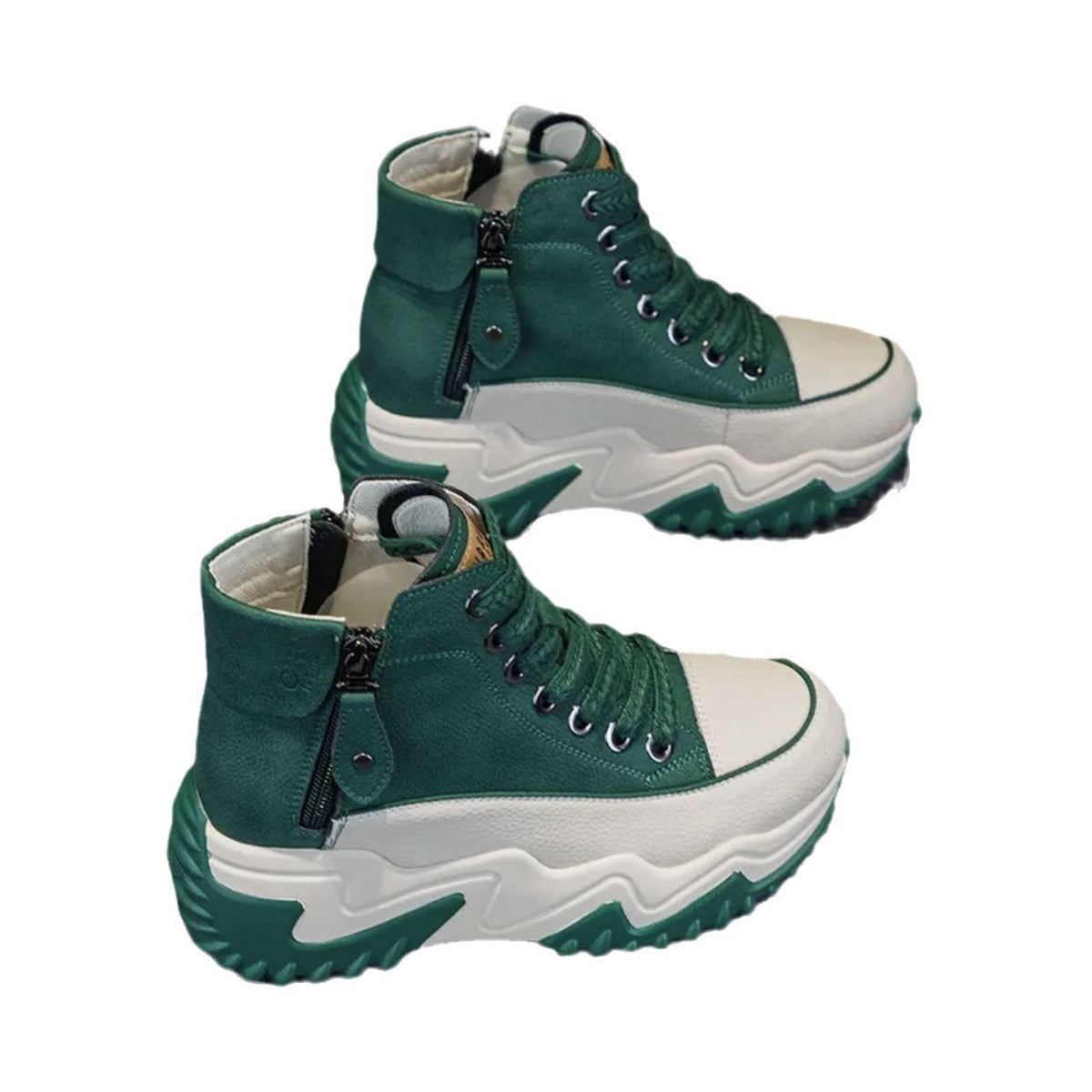 High-Top-Sneaker für Damen mit dicker Sohle