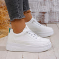 Thick soled height increasing board shoes