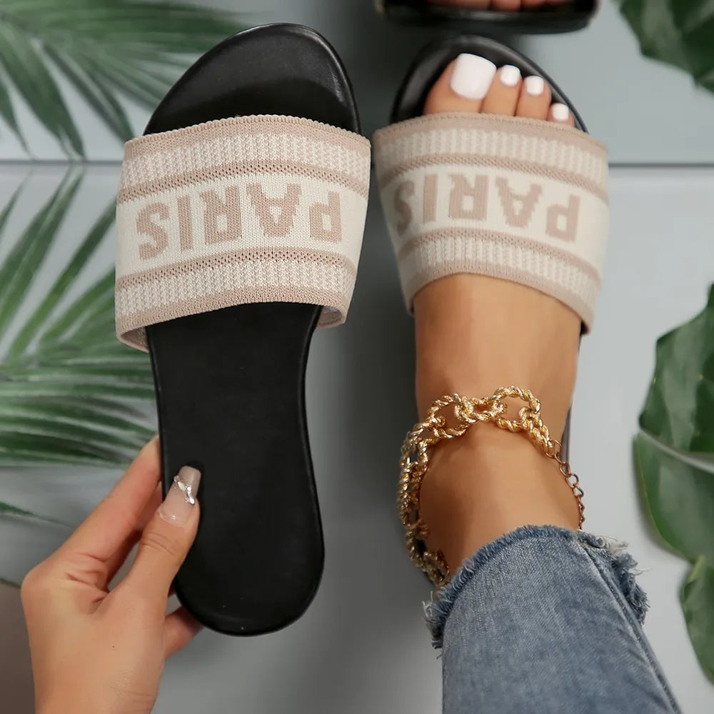 PARIS-Damen-Sandalen mit offener Zehenpartie