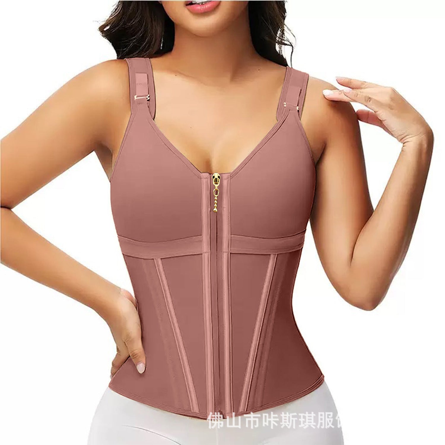Mesh-Taillenmieder mit 15 Verstärkungsstäbchen und formender Passform