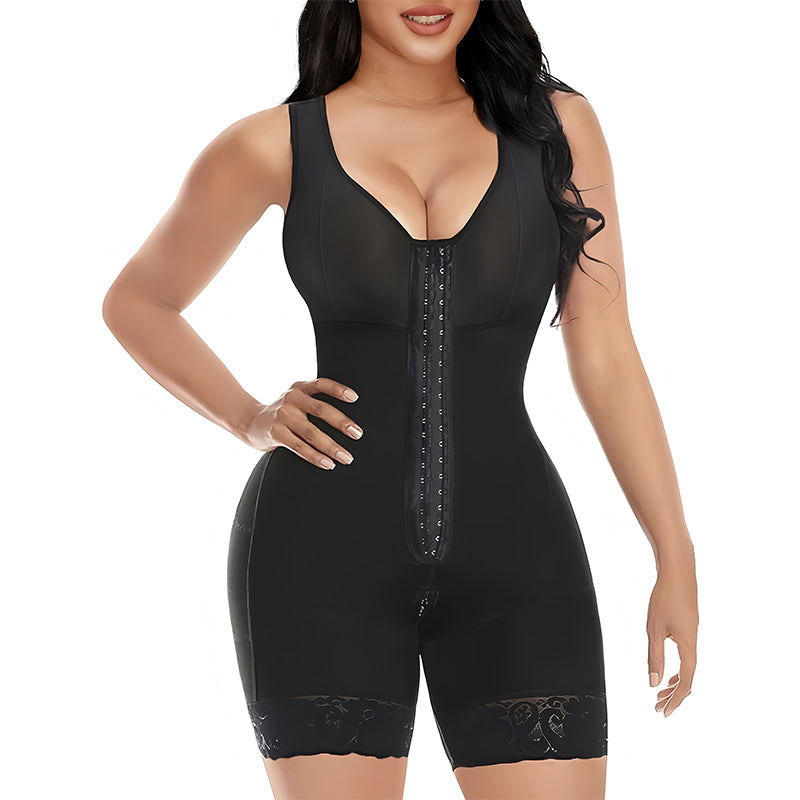 Figurformender Body mit Korsett-BH und Bauchkontrolle