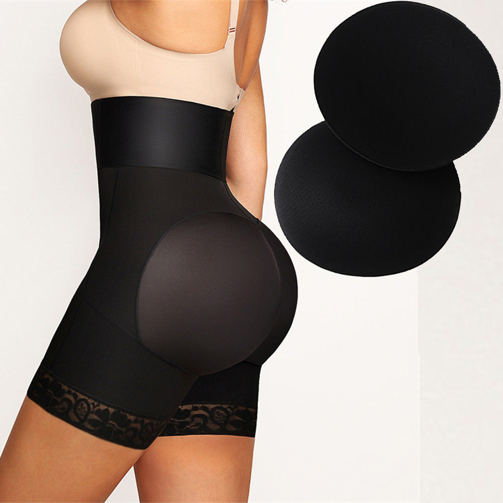 Shaping-Shorts mit hoher Taille und Po-Polstern, formende Unterwäsche mit Bauchkontrolle